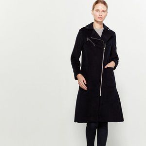 NWT Michael Kors Asymmetrical zip Wool coat